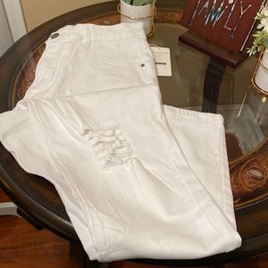 New Longbida white pants
